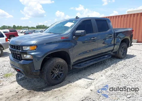 2021 Chevrolet Silverado 1500 4Wd Short Bed Custom Trail Boss from USA, damaged, VIN 1GCPYCEF9MZ250831